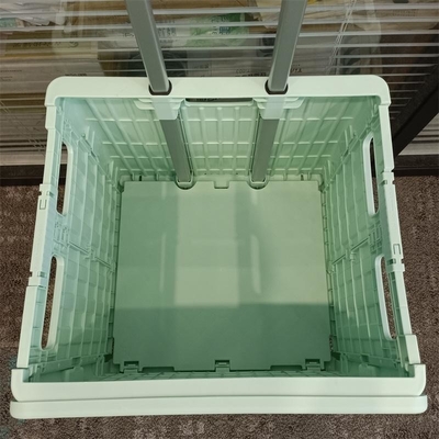 Supermarket Seat Plastikowy wózek na zakupy Składane wózki z kółkami z uchwytami