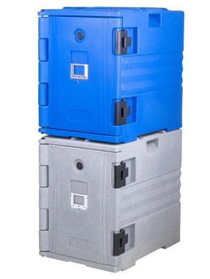 Niebiesko izolowane rękojeści z nylonu