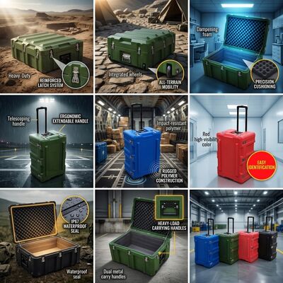 Zamówiony Pudełko narzędziowe z piany obróconą, CNC-Cut Insert LLDPE Precision Tool Organization Case dla profesjonalnych techników