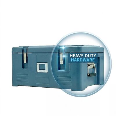 Z przodu ładowanie 75L izolowany zbiornik do przewozu żywności z podwójnymi drzwiami z kołami do przewozu ciepłych potraw