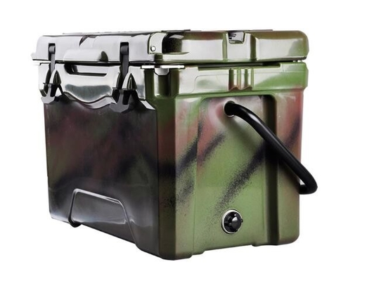 OEM 25QT Przenośny pojemnik na lód formowany Roto 51,6x33,6x38,3cm