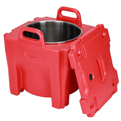 Izolowany pojemnik na zupę 30L Food Grade Plastic Keep Warm dzięki okrągłemu zbiornikowi ze stali nierdzewnej