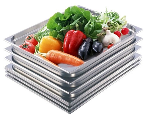 650x530mm Patelnie gastronomiczne ze stali nierdzewnej Artykuły do ​​restauracji hotelowych