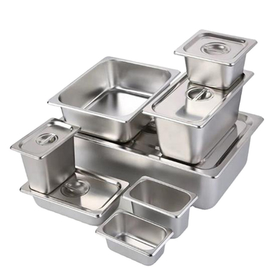 650x530mm Patelnie gastronomiczne ze stali nierdzewnej Artykuły do ​​restauracji hotelowych