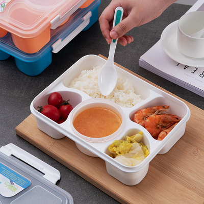 1170 ml plastikowe pojemniki na lunch wielokrotnego użytku z kubkami na zupę
