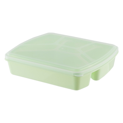 Pudełko na lunch Bento o pojemności 1280 ml wielokrotnego użytku, 4 przegródki