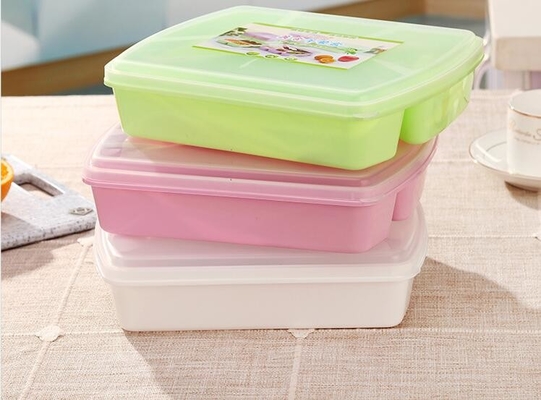 Pudełko na lunch Bento o pojemności 1280 ml wielokrotnego użytku, 4 przegródki
