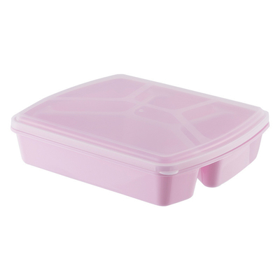 Pudełko na lunch Bento o pojemności 1280 ml wielokrotnego użytku, 4 przegródki