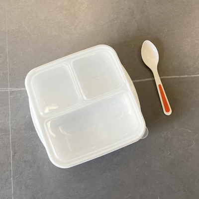 Pojemnik na lunch Bento wielokrotnego użytku PP z 3 przegródkami 1000 ml