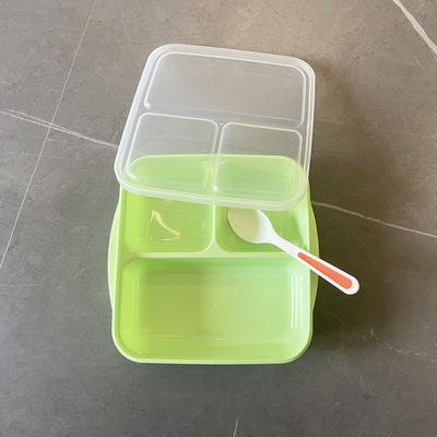 Pojemnik na lunch Bento wielokrotnego użytku PP z 3 przegródkami 1000 ml