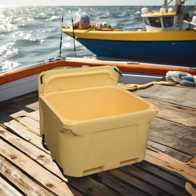 1000L pojemność Rotomolded chłodnicy z materiału LLDPE i izolacji PU pianki do przechowywania ryb przemysłowych